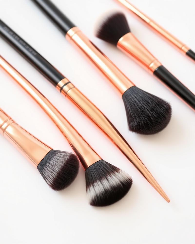 Kabuki Face Brush product shot on white background
